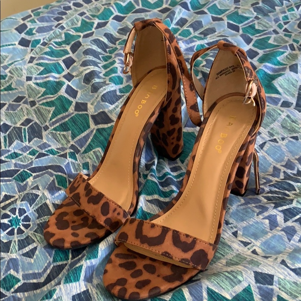 Bamboo Cheetah Heel